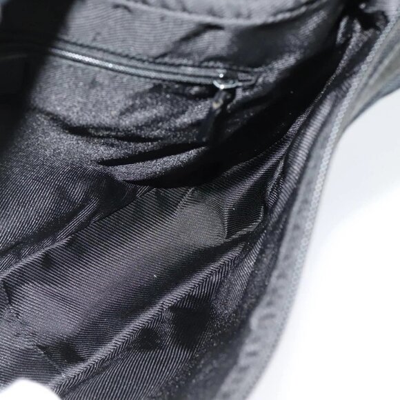 GUCCI GG Canvas Shoulder Bag Black Silver 001 4205 Auth 129471 - Picture 14 of 15